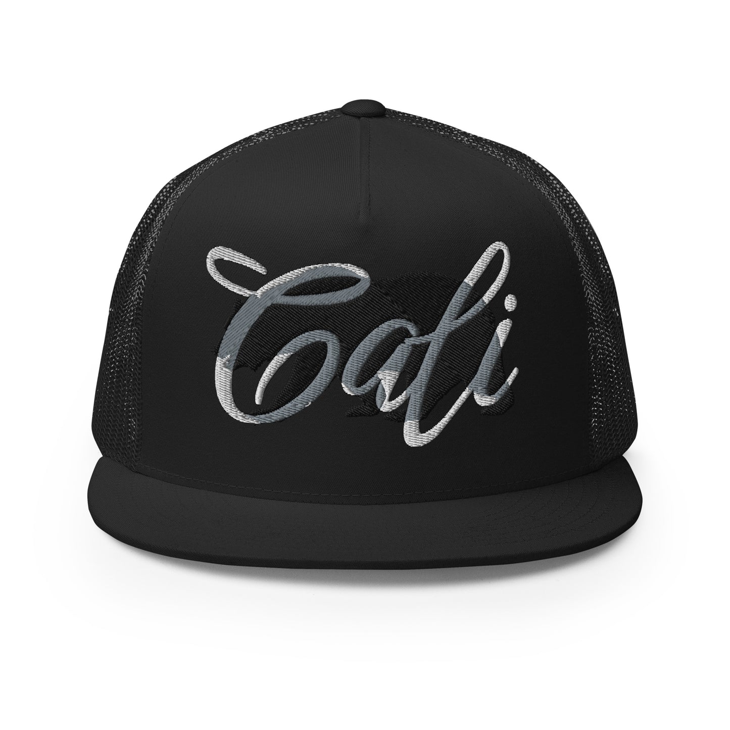 Cali Bear Embroidered Trucker Cap