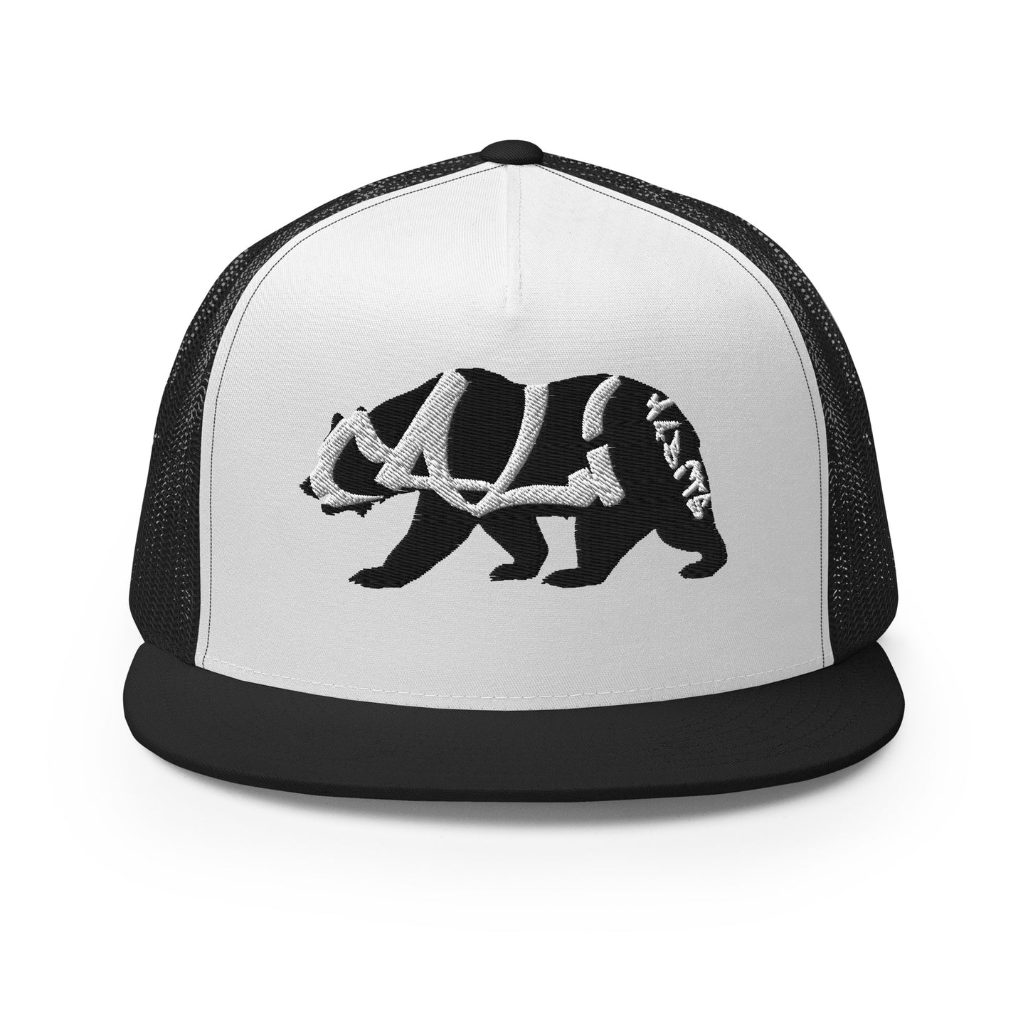 Cali Habits Bear Embroidered Trucker Cap