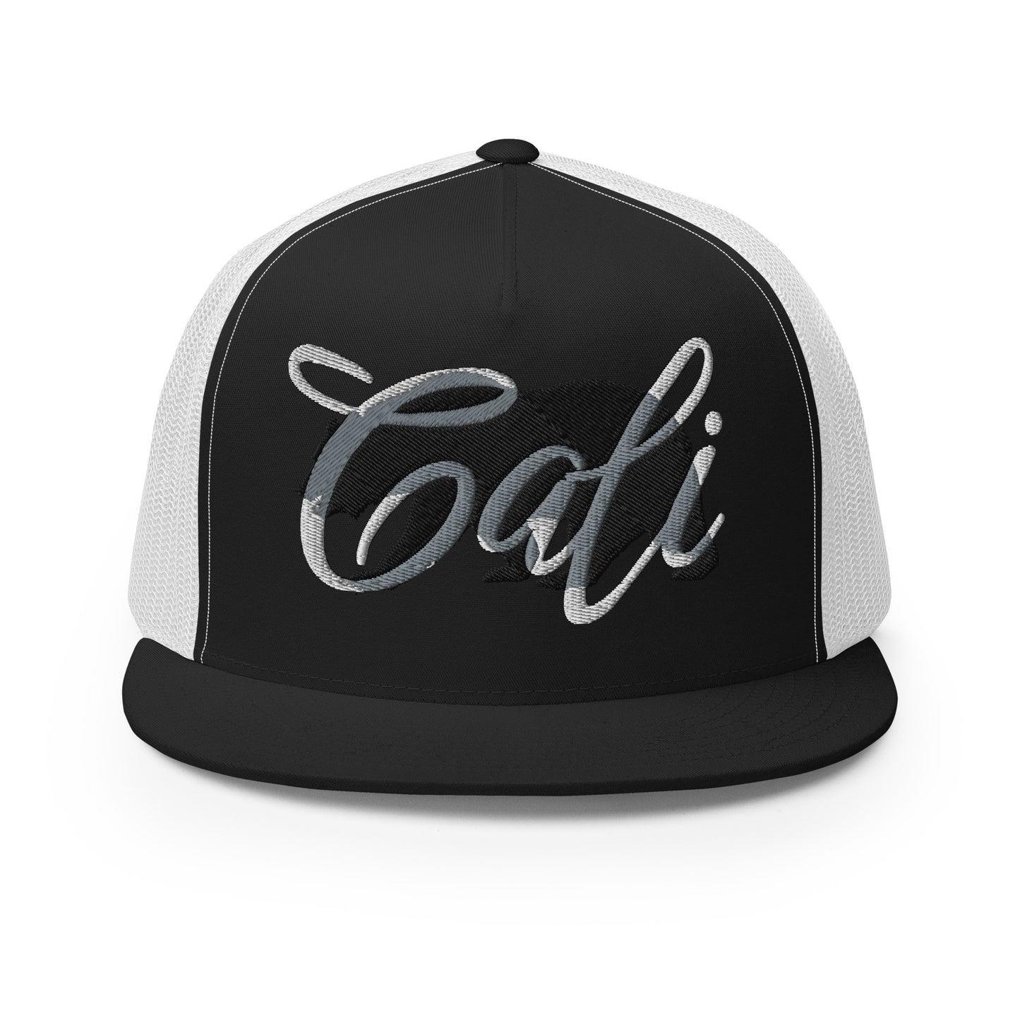 Cali Bear Embroidered Trucker Cap