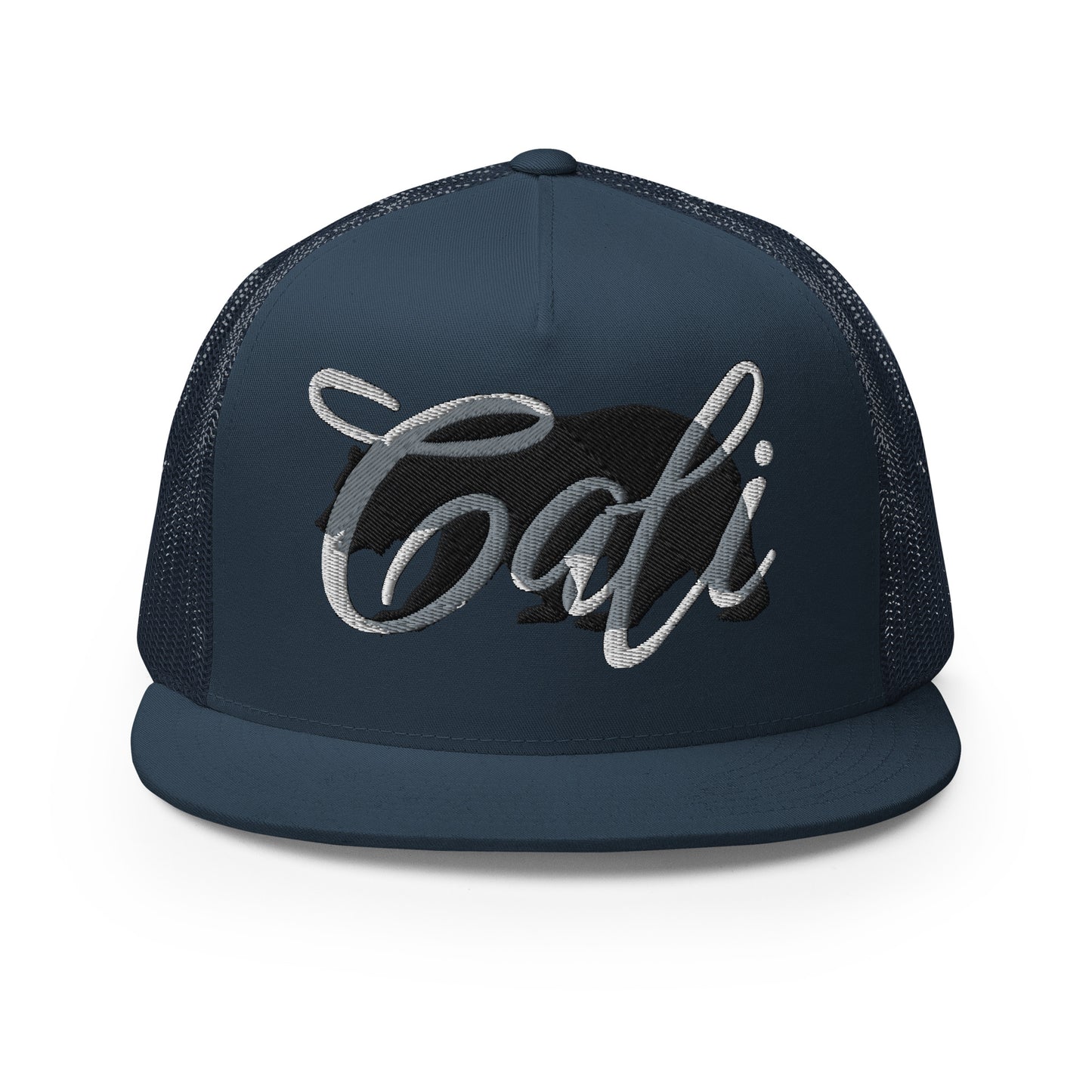 Cali Bear Embroidered Trucker Cap