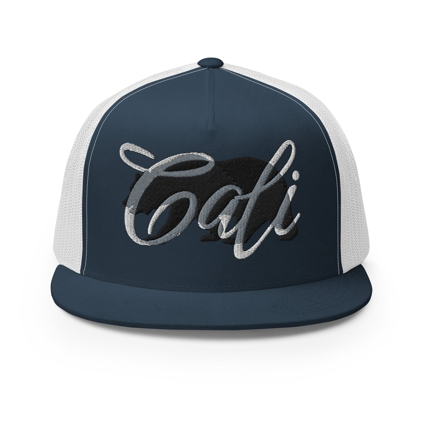 Cali Bear Embroidered Trucker Cap