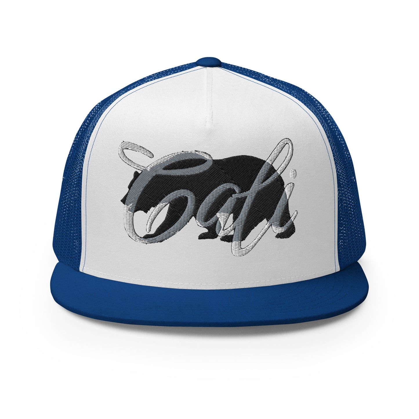 Cali Bear Embroidered Trucker Cap