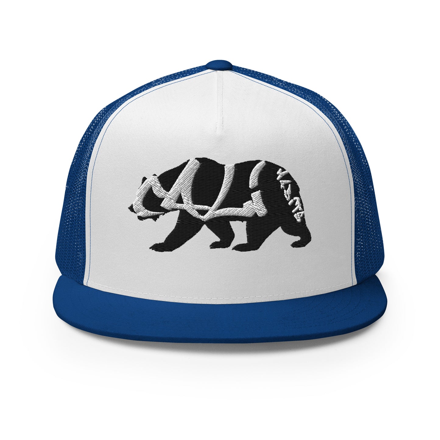 Cali Habits Bear Embroidered Trucker Cap