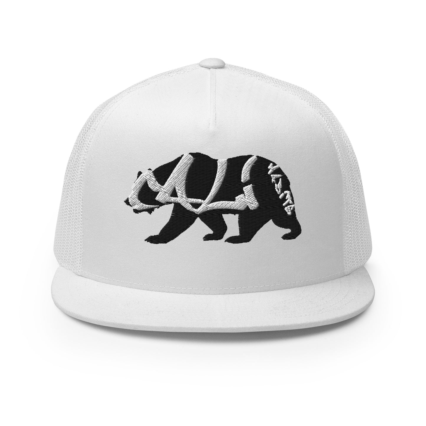 Cali Habits Bear Embroidered Trucker Cap