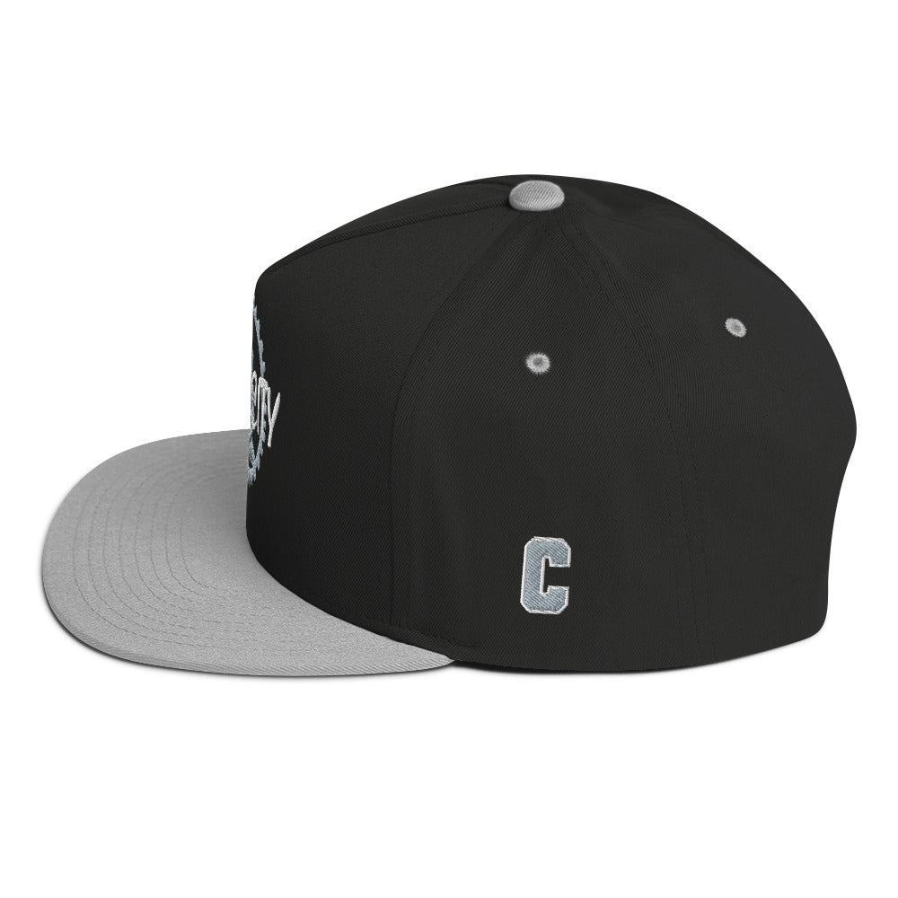 Hub City Embroidered Flat Bill Cap