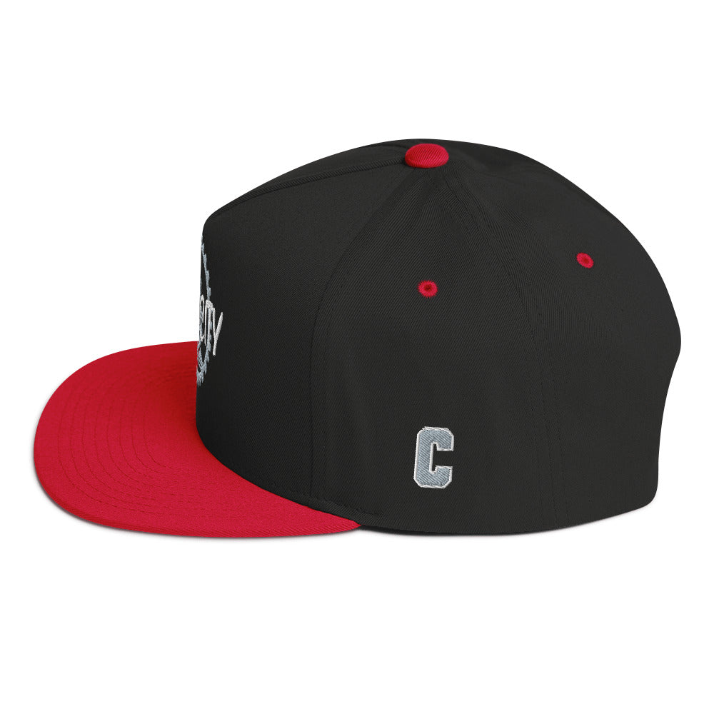 Hub City Embroidered Flat Bill Cap