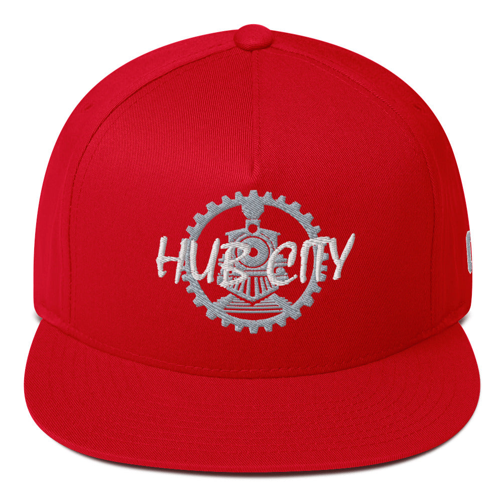 Hub City Embroidered Flat Bill Cap