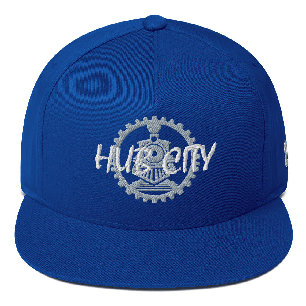 Hub City Embroidered Flat Bill Cap