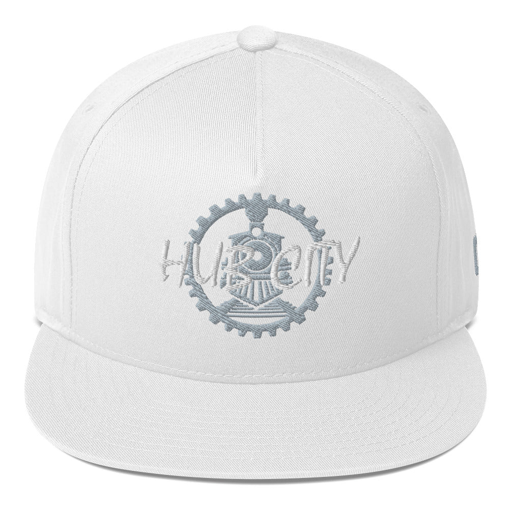 Hub City Embroidered Flat Bill Cap