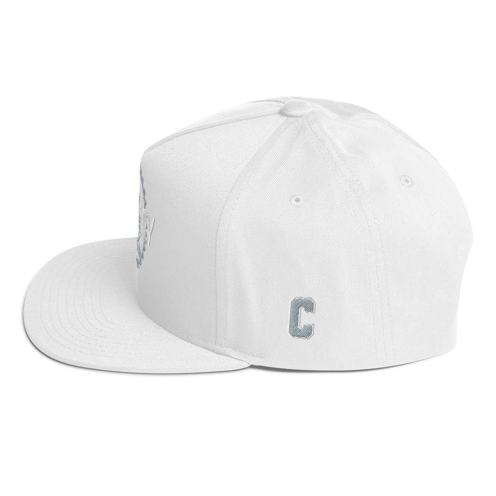 Hub City Embroidered Flat Bill Cap