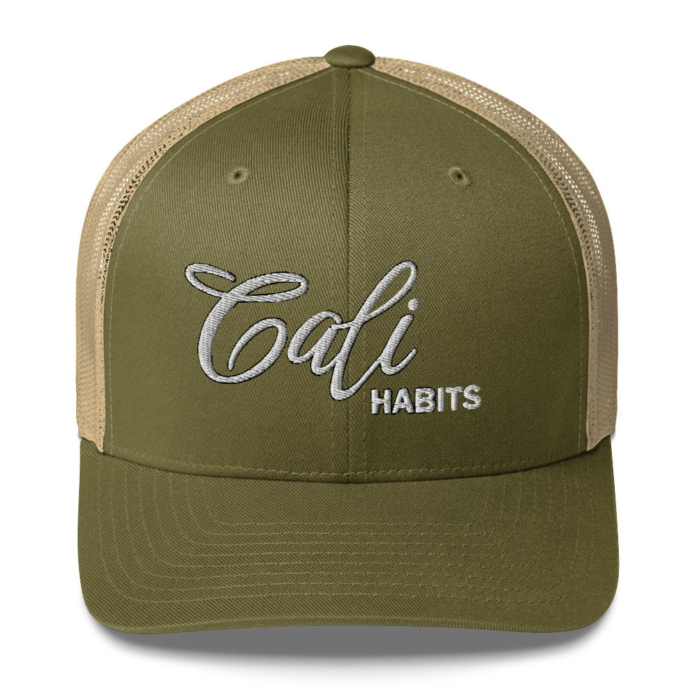 Cali Habits Embroidered Trucker Cap